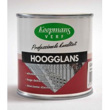 Koopmans hoogglans standaardkleuren 0,25 lt.